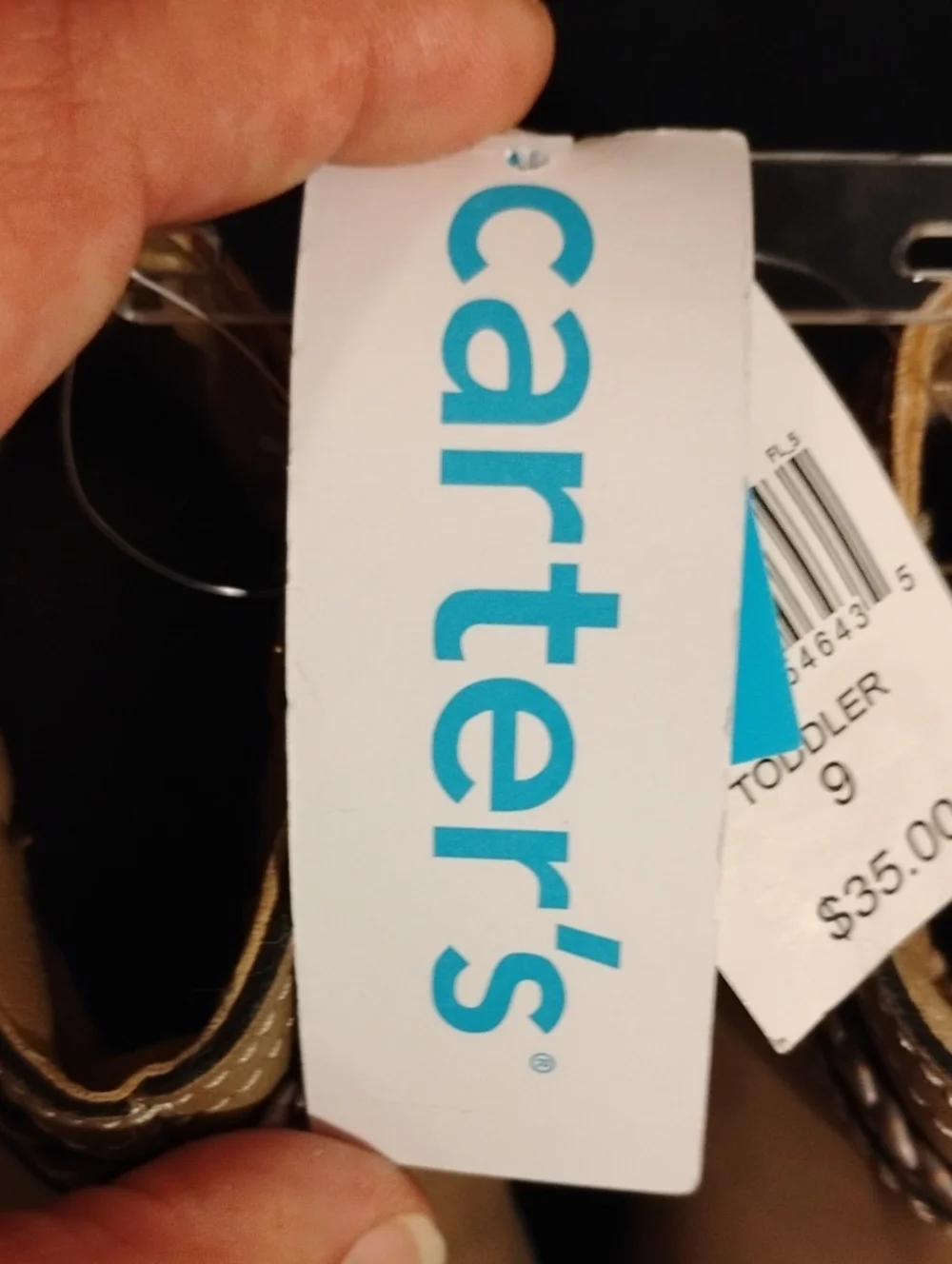 Carter's Toddler Zip-Up Boots NWT Glitter Back Side Zippers